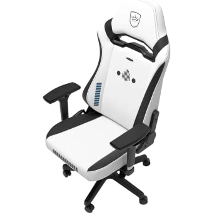noblechairs HERO ST Gaming Stuhl - Stormtrooper Edition, ergonomischer Bürostuhl mit Kaltschaumpolsterung, Schwarz/Weiß, bis 150 kg belastbar – Bild 6