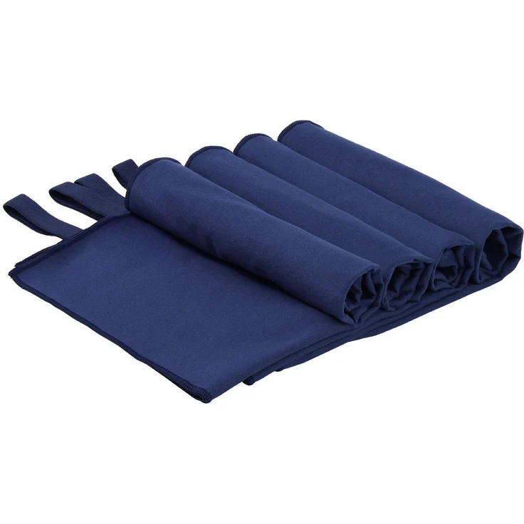 OTTO home Handtücher Leoa, diverse Größen, Sporthandtuch, Reisehandtuch, Strandtuch, Microfaser (4-St), sehr leicht, kompakt, schnelltrocknend, Mikrofaser mit Kontrastnaht – Bild 5