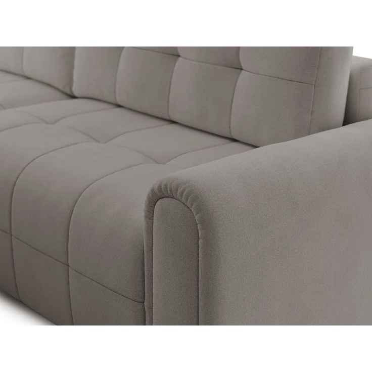 Selsey Simolla – Ecksofa mit Schlaffunktion und Bettkasten, links, Chenille, Greige – Bild 8