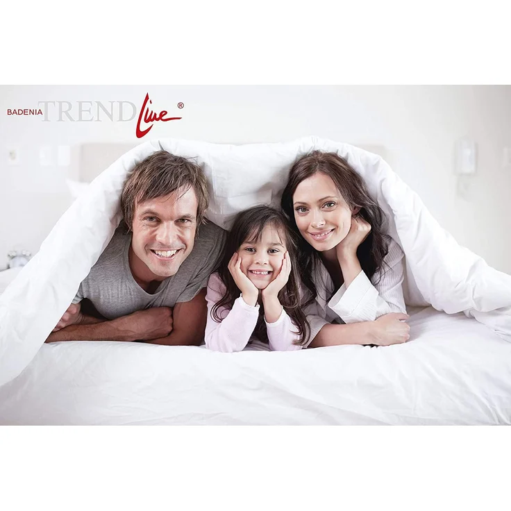 Badenia Trendline 4-Jahreszeiten-Steppbett Micro weiß 135 x 200 cm Bettdecke – Bild 7