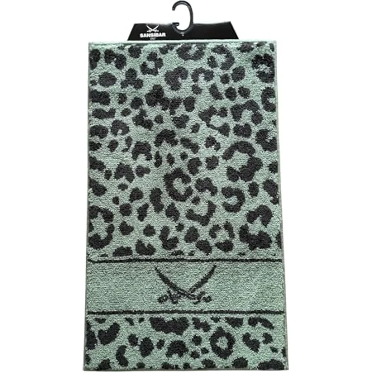 Badematte SANSIBAR LEO LB 60x100 cm türkis Badteppich Badvorleger Duschvorleger Duschmatte Badeteppich – Bild 2