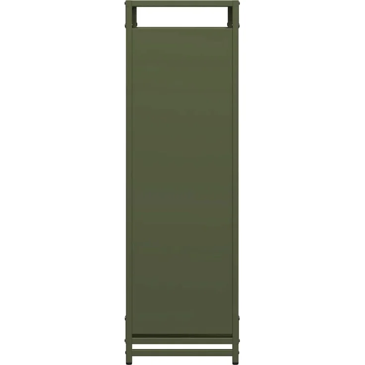 vidaXL Brennholzregal Olivgrün 90x28x90 cm Kaltgewalzter Stahl 864218 – Bild 5