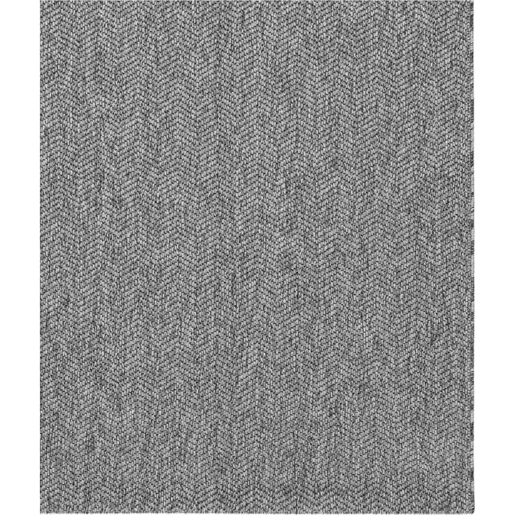 Moderner Naturteppich 97 x 300 cm Polypropylen Grau 88779330 [en. casa] – Bild 2