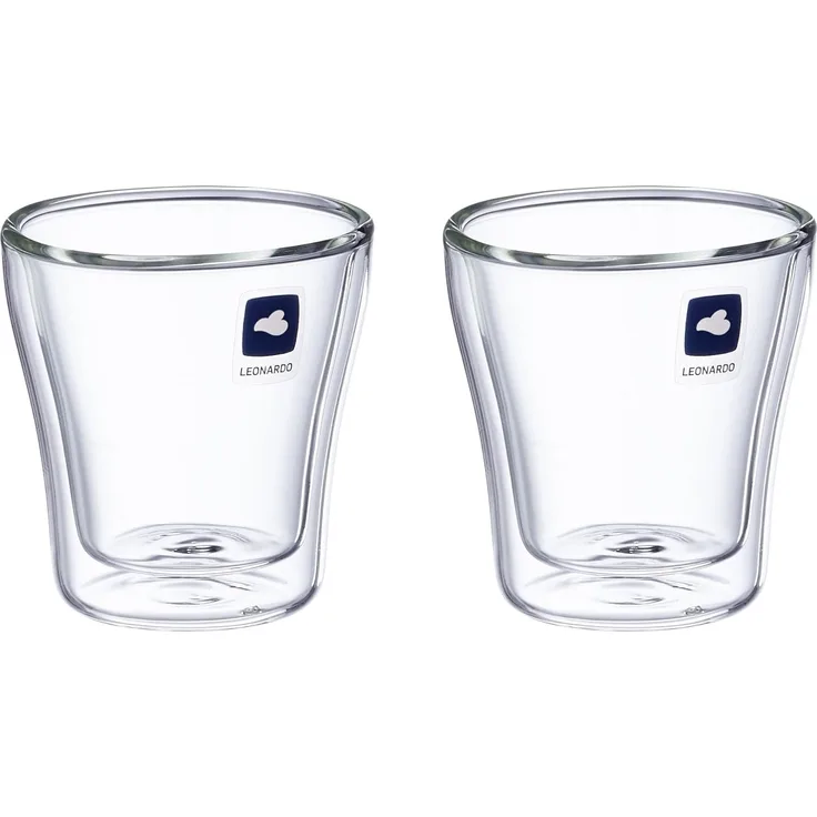 Leonardo Duo Becher 2er-Set doppelwandig 85 ml