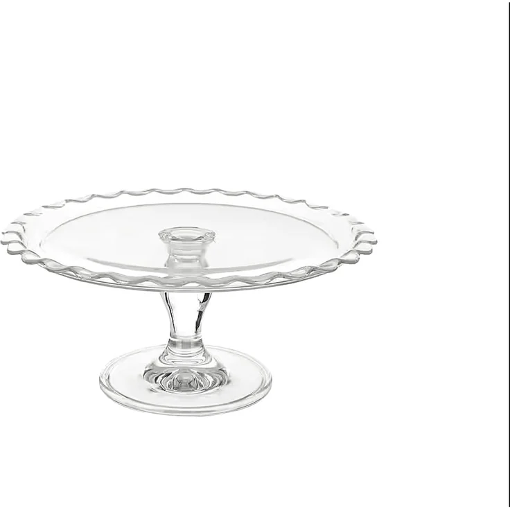 Pasabahce Petite Patisserie Servierplatte mit Glocke - 26,5 x 26 cm – Bild 2