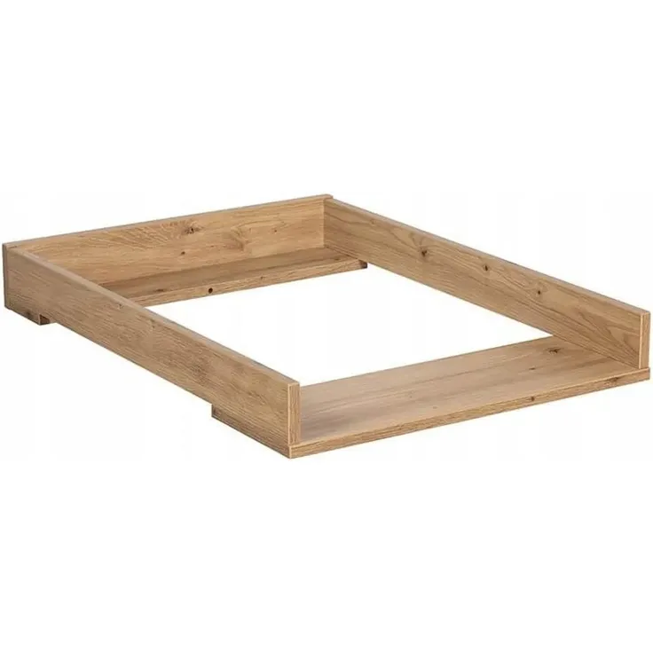 Sleepyshop24 Wickelaufsatz für Kommode Buche - Holz Wickelbrett für Baby 70x50 cm - Stabiler Wickeltischaufsatz Natur, Bronze – Bild 2