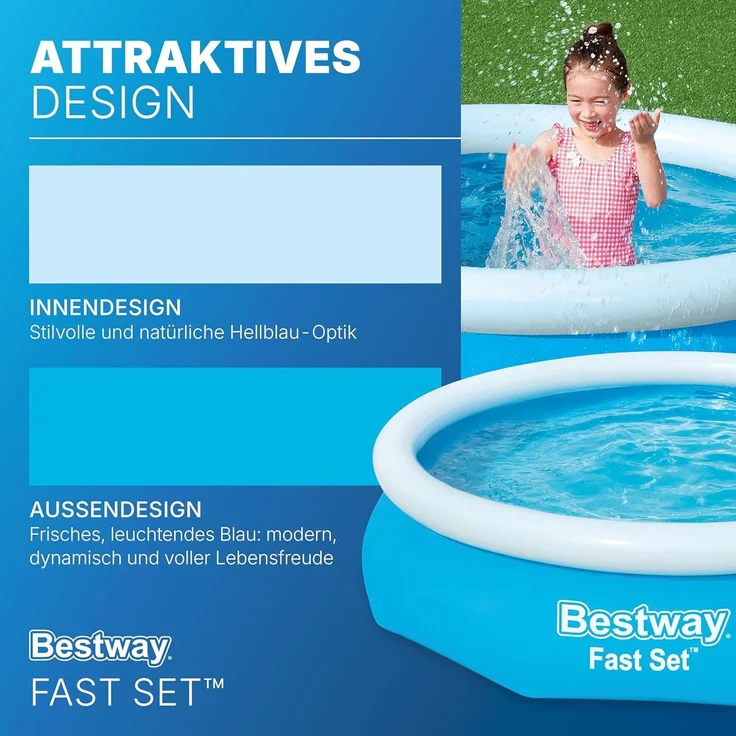 Bestway Swimmingpool-Set Fast Set 305x76 cm 57270 91641 – Bild 8