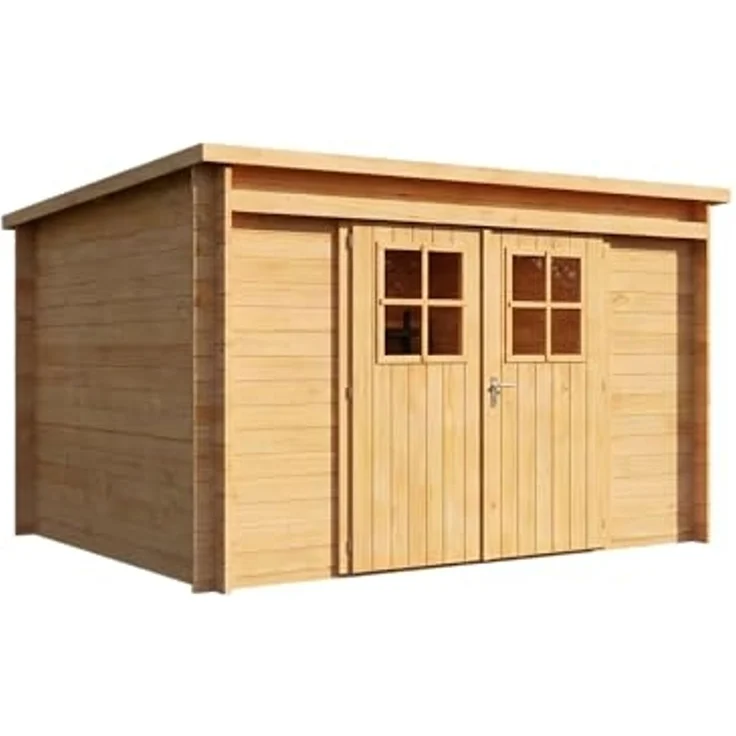 Alpholz Gerätehaus Vera Gerätehaus aus Holz Geräteschrank mit 19 mm Wandstärke Gartenhaus mit Montagematerial – Bild 5
