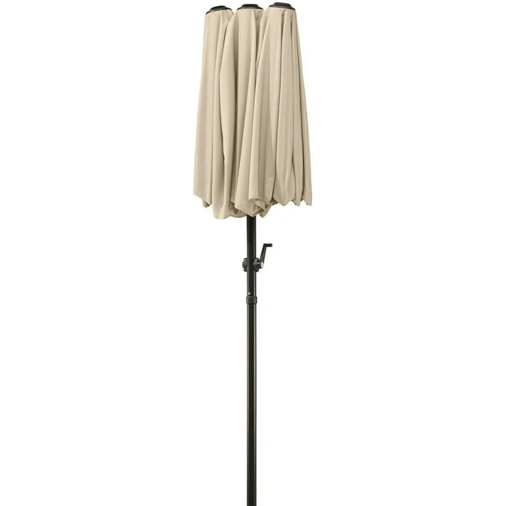 Balkonschirm Salerno rechteckig, ca. 300 x 150 cm natur – Bild 3