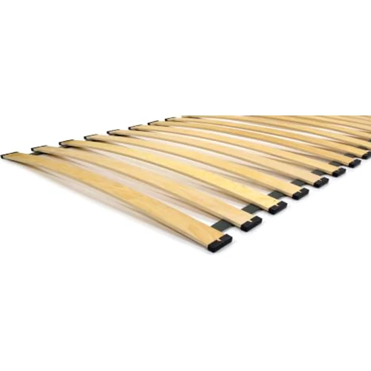 Furnify Rolllattenrost mit Federleisten, Birkensperrholz, optimaler Matratzenbelüftung, 18 Latten, einfache Montage, 120x200 cm – Bild 2