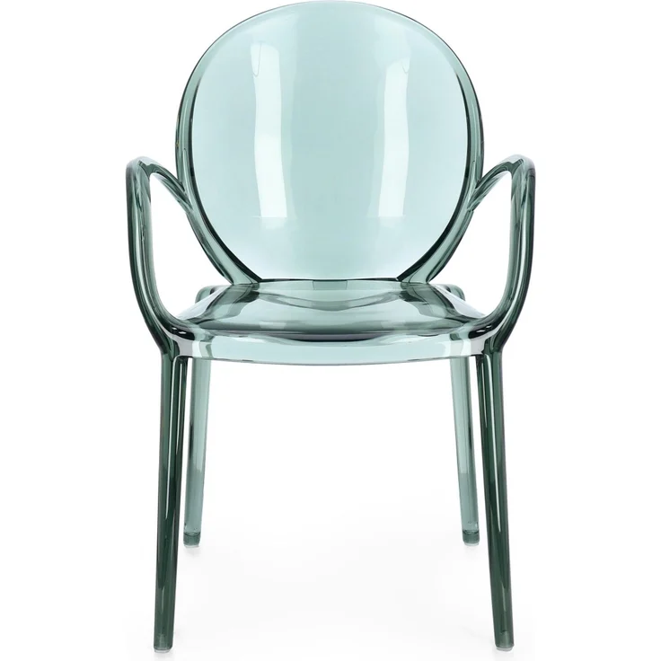 Gartenstuhl Allican 4er-Set Kunststoff, modern mit Armlehne, stapelbar, mint – für Innen und Außen – Bild 2