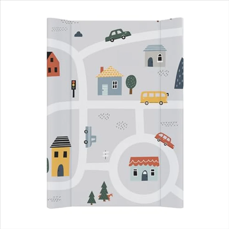 Rotho Babydesign Wickelauflage Keil (50x70 cm) Roadmap – Bild 2