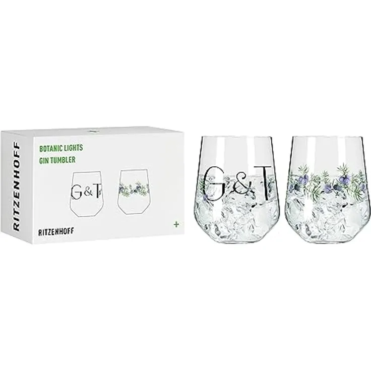 Ritzenhoff 3891001 BOTANIC LIGHTS Gin Tumbler 2er #5 #6 RDT 2023 / Ginglas-Set