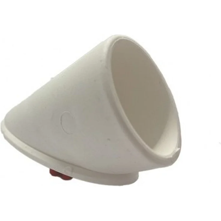 Tischfußkappe 38x25 oval weiss mit Höhenversteller – Bild 2