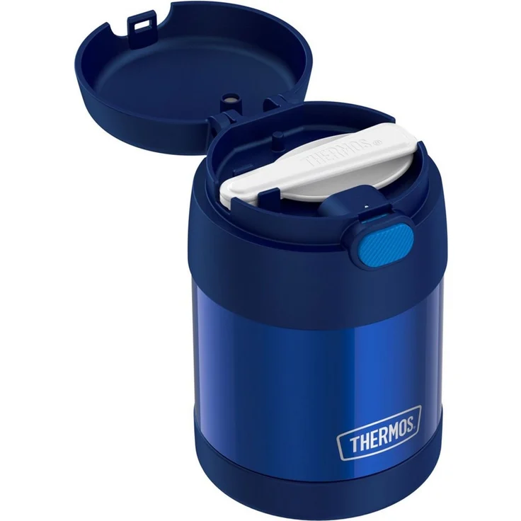 RMOVR THERMOS kids FUNTAINER FOOD JAR 0,30l, navy, Thermobehälter für Essen mit Löffel für Kinder, 5 h heiß / 7 h kalt, absolut dicht für Suppe, Müsli, Pause – Bild 2