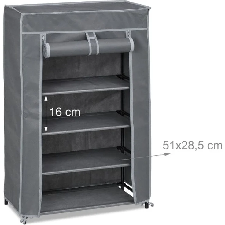 Schuhschrank Stoff 5 Fächer 10035767_139 – Bild 5