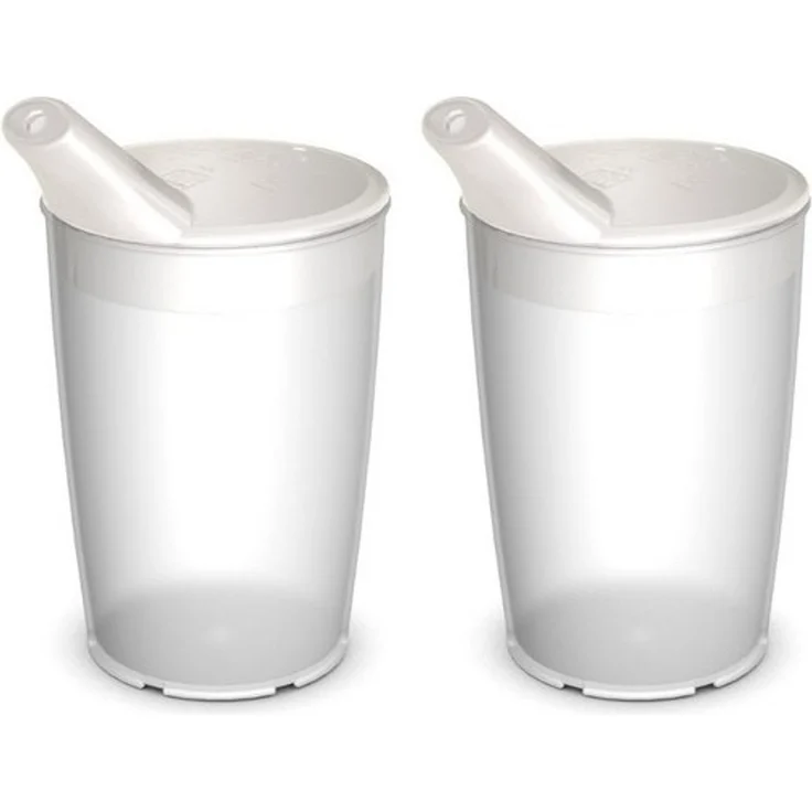 Ornamin Schnabelbecher Pflegebecher mit Schnabelaufsatz/Trinkaufsatz, 2-tlg, Kunststoff, Trinkhilfe l Alltagshilfe l BPA-frei l bruchstabil l Made in Germany – Bild 4