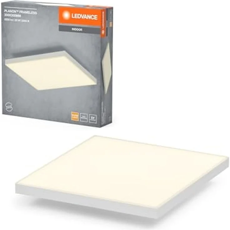 LEDVANCE Planon Rahmenlos 300 x 300 mm 20 W 830 Weiß – Bild 1