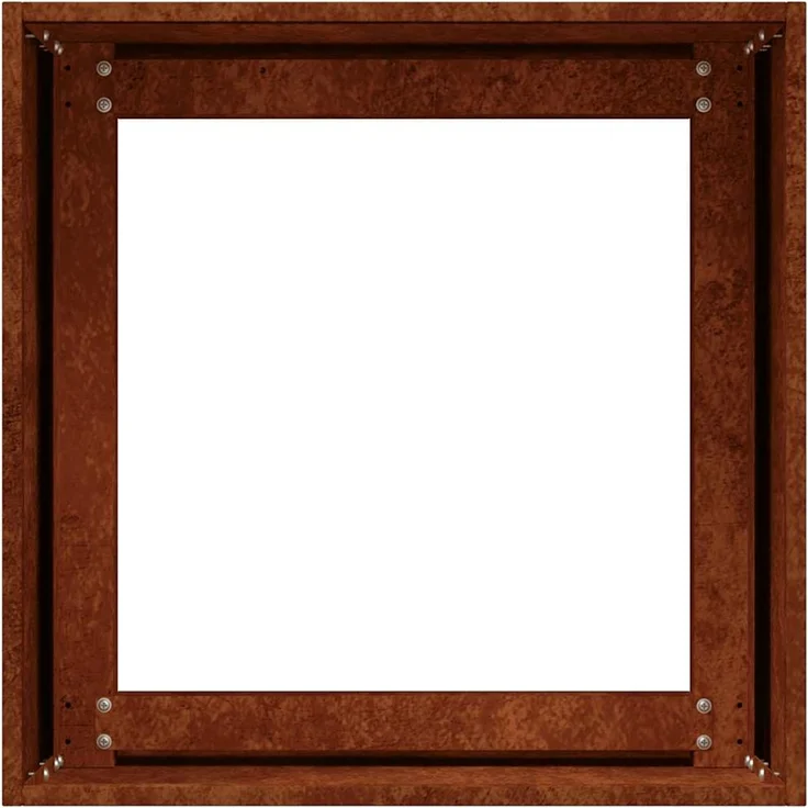 Pflanzkübel, Blumentopf, Hochbeet Rostig 40 x 40 x 40 cm Wetterfester Stahl – Bild 6
