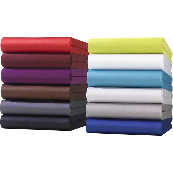 Hometex Premium Textiles Spannbettlaken Mikrofaser Spannbettlaken, In vielen Größen und Farben