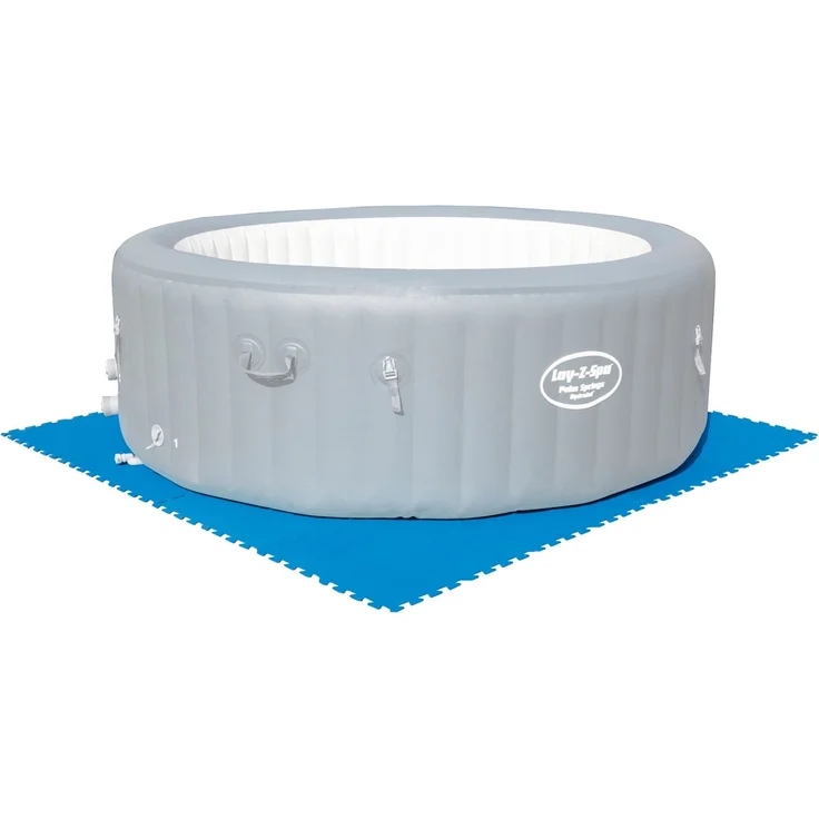 Bestway Pool-Bodenschutzfliesen Set 9 Stück á 50 x 50 cm, blau – Bild 6