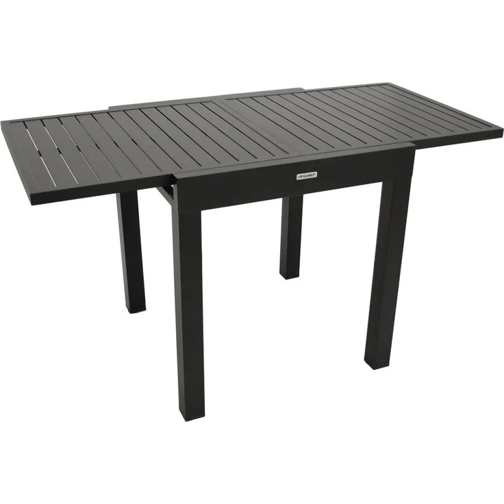 DEGAMO Gartentisch ALCUDIA, ausziehbar 70/140x70cm, Aluminium wetterfest, anthrazit