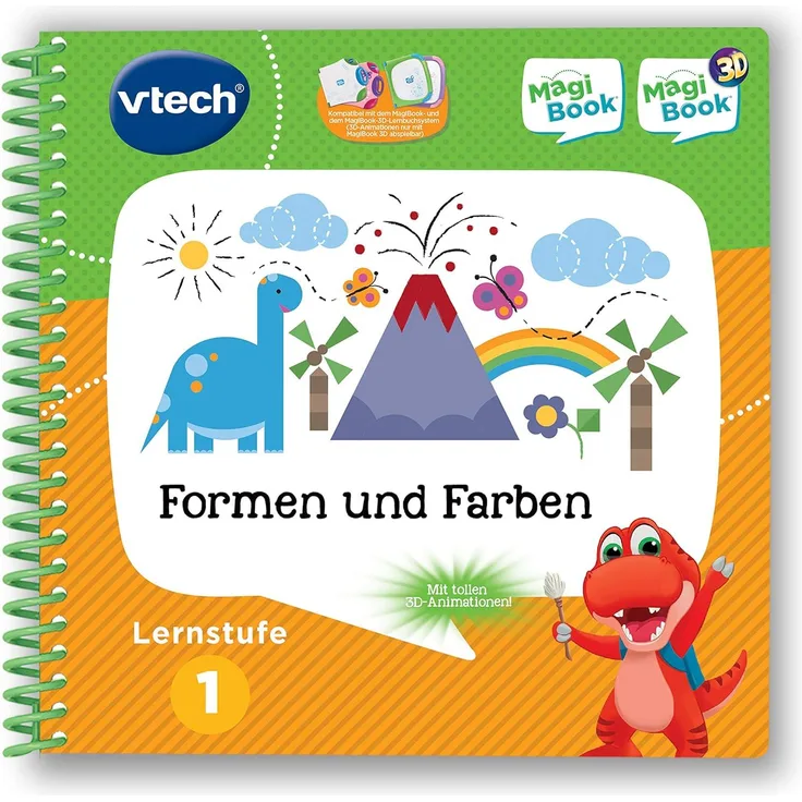 VTech 80-480504 - Magibook - Lernstufe 1 - Formen und Farben