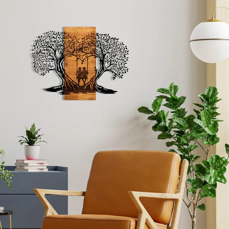 Wallity Wanddekoobjekt 100% METAL (Thickness: 1,2 mm), 76 x 58 cm Z1783 – Bild 4