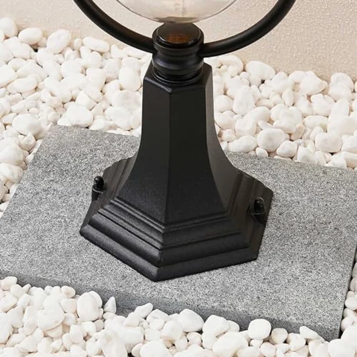 Lindby Außen-Stehlampe Clint, Metall, Kupfer IP44, 1 x 60 W – Bild 8