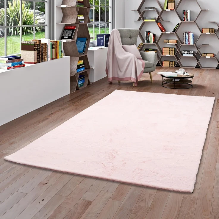 Pergamon Fellteppich Fellteppich Luxus Super Soft Plush, Rechteckig, Höhe: 25 mm – Bild 1