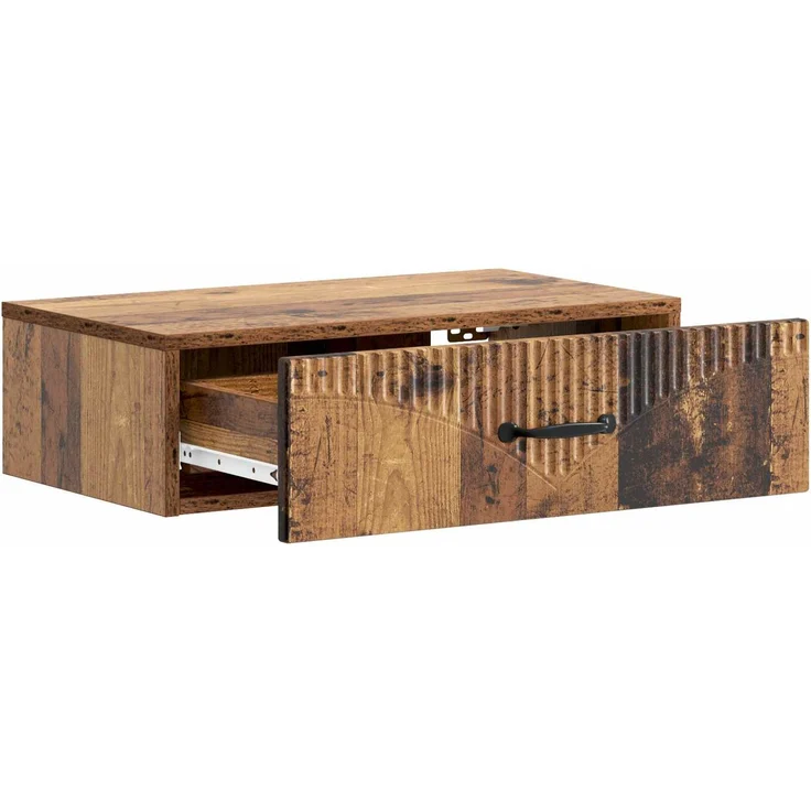 vidaXL Wandmontierter Beistelltisch Altholz 59 x 34,5 x 17 cm 899003 – Bild 3