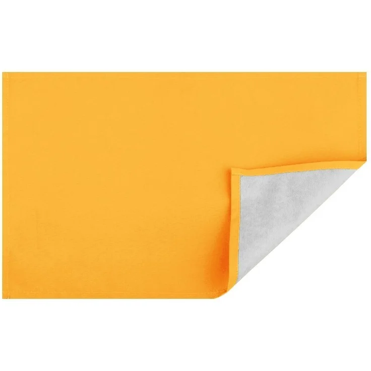 4er Set Tischsets Platzset Tischuntersetzer Platzdeckchen Tischdeko Tischmatte Essensunterlage Maße 30x45 cm, Farbe: hellorange - marigold – Bild 3