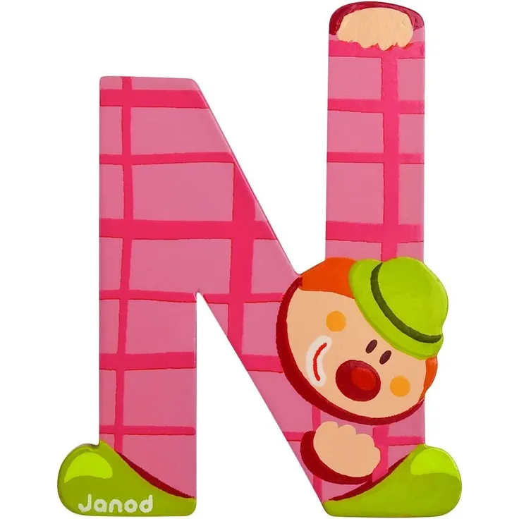 Buchstaben Clown N - 1 Buchstabe, zufällige Auswahl, keine Vorauswahl möglich