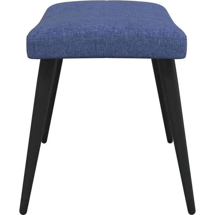 vidaXL Relaxsessel mit Hocker Blau Stoff [327956] – Bild 8