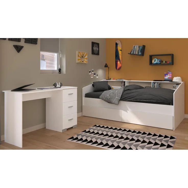 Jugendzimmer-Set >Sleep 46< in Weiss