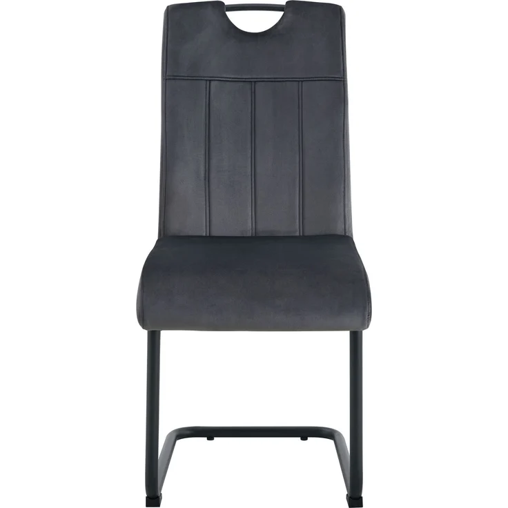 Schwinger-Stuhl 2er Set Lyon Stühle in Anthrazit - gemütliches Design - B/H/T: 43x98x61 cm – Bild 5