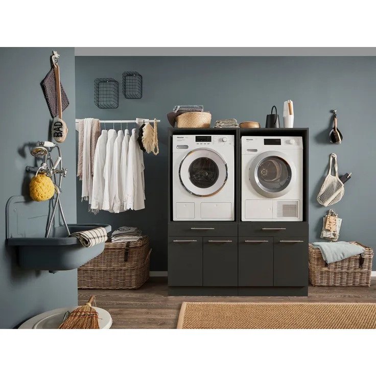 Laundreezy Mehrzweckschrank-Set LAUNDREEZY LDSK2, Breite 135 cm