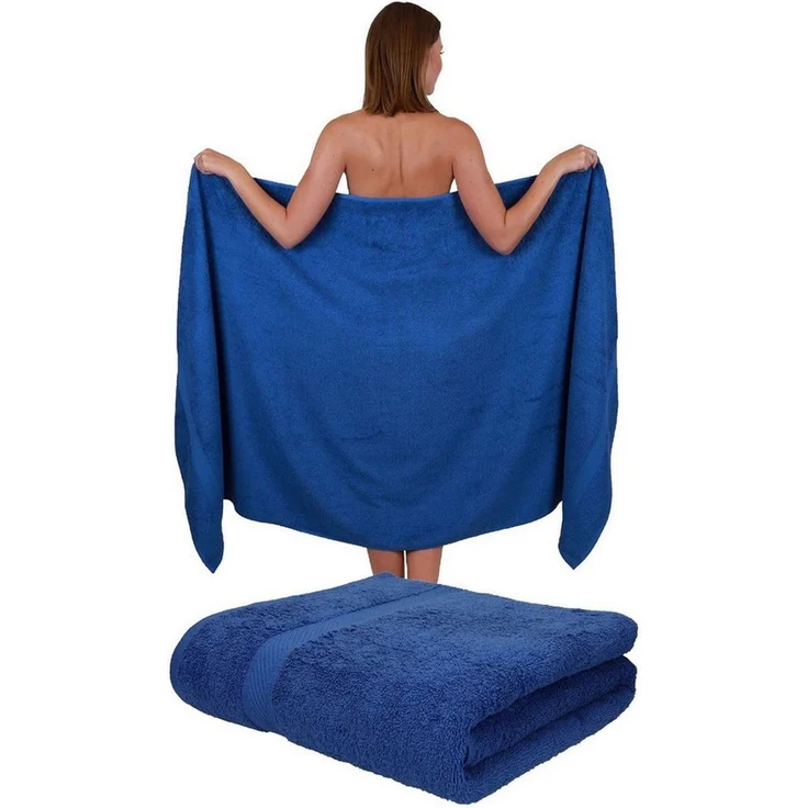 Betz Badetuch 2 Stück Badetücher PALERMO Größe 100 x 200 cm, 100% Baumwolle (Set), Badetuch