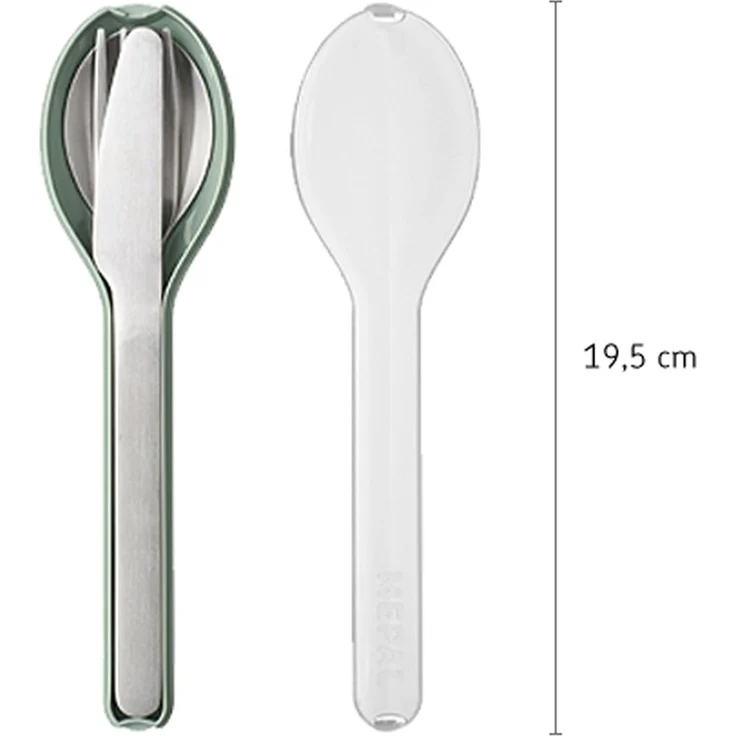 Mepal ELLIPSE Besteck-Set 3-teilig Nordic Sage – Bild 3