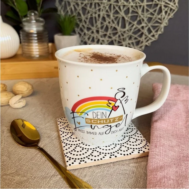 Tasse Kaffetasse Kaffeebecher Teetasse 400ml Sheepworld Schutzengel 47772 – Bild 3