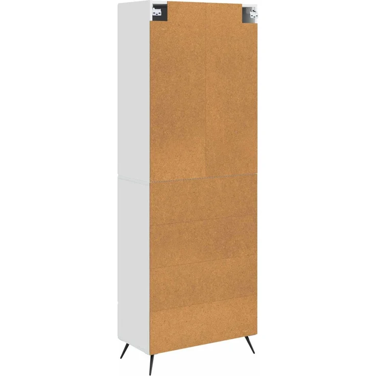 vidaXL Schrankset 2 pcs Hochglanz Weiß Holzwerkstoff 3416902 – Bild 6