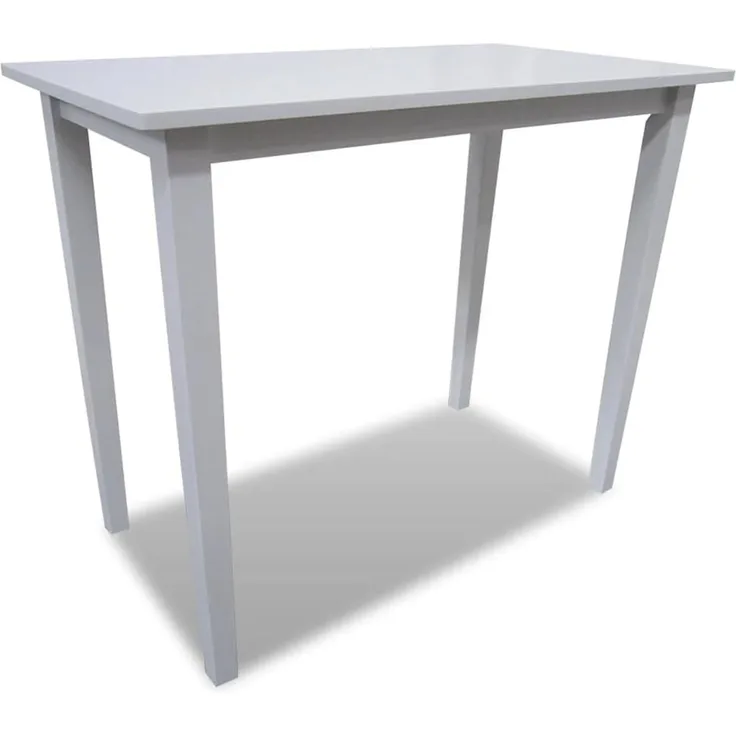 vidaXL Bartisch Holz Weiß 241701