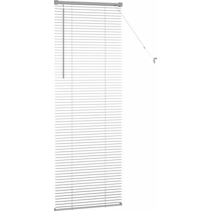 vidaXL Venezianische Jalousie Silber 175 x 55 cm 25 mm Aluminium 42005913 – Bild 6