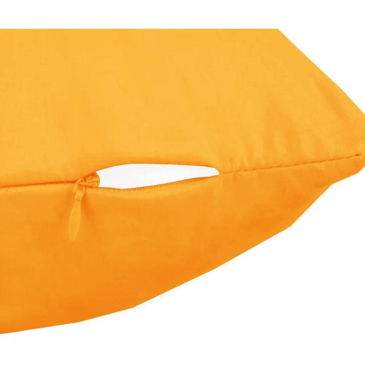 Seitenschläferkissen 40x140 cm (1100 g Füllung) - prall gefülltes Hochwertiges Stillkissen mit abnehmbaren Bezug ( Hellorange ) - Seitenschläfer Körperkissen – Bild 3