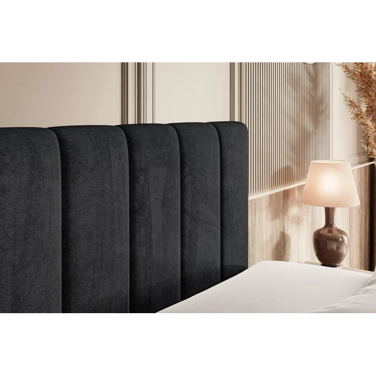ALTDECOR Boxbett OTTA-Z (Multipocket-Matratze H4, H3 Matratze Bonellfederung, Topper, Kopfteil), Doppelbett mit Fußteil – Bild 8