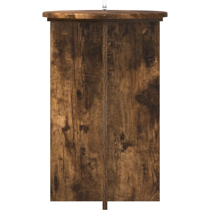 vidaXL Pflanzenständer 2 stk. Räuchereiche Ø40 x 60 cm Holzwerkstoff 899713 – Bild 6