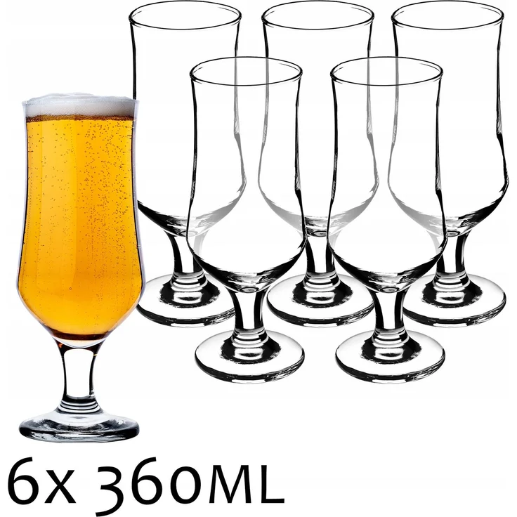 KADAX Becher Bierglas Trinkbecher 6 Stück 360 ml – Bild 3
