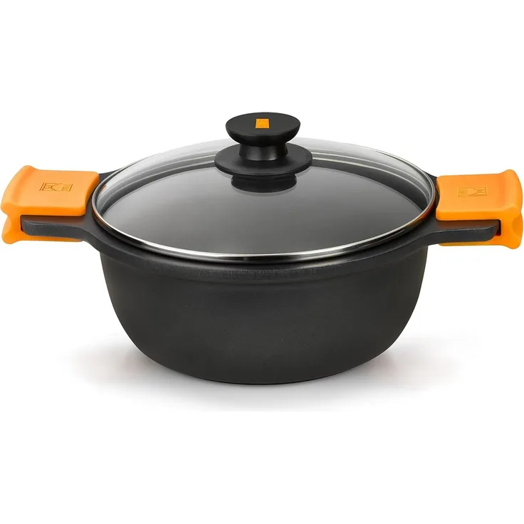 Kasserolle BRA Braisogona_A270336 Schwarz Ø 36 cm Aluminium Aluminiumguss