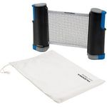 Hudora 'porTable' Tischtennisnetz mit Transportbeutel, Kunststoff schwarz,