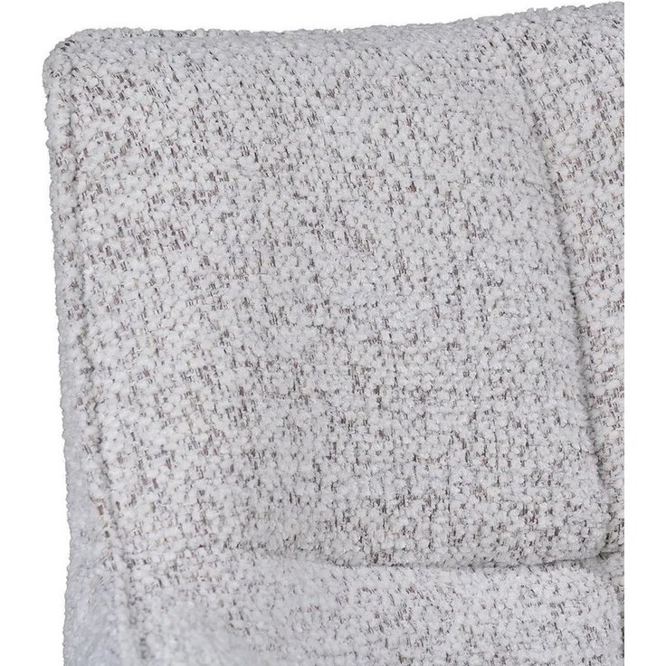 casa NOVA Esszimmerstuhl OLMO, Cremeweiß, Schwarz, Webstoff, Metall, (1 St), 360 Grad drehbar mit Rückholfunktion, B 61 x H 89 x T 63 cm – Bild 3